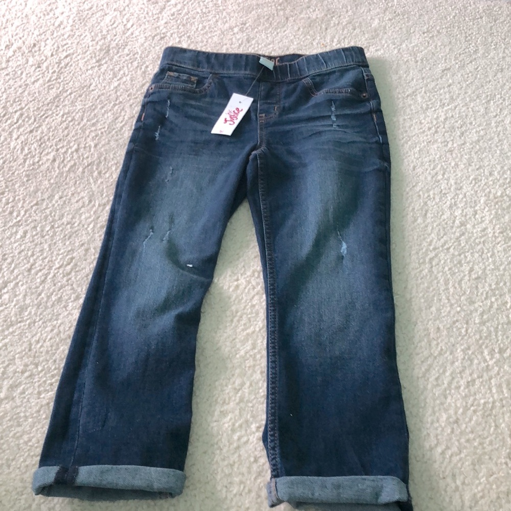 Justice denim capri pants. Girls size 10